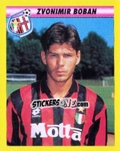 Sticker Zvonimir Boban - Calcio 1993-1994 n. 155 - Merlin