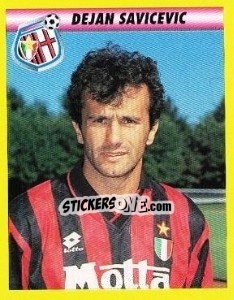 Sticker Dejan Savicevic - Calcio 1993-1994 n. 159 - Merlin
