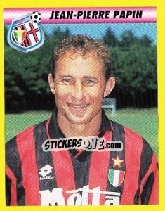 Figurina Jean-Pierre Papin - Calcio 1993-1994 - Merlin