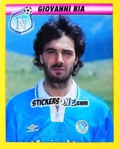 Figurina Giovanni Bia - Calcio 1993-1994 - Merlin