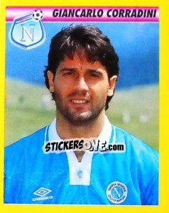 Sticker Giancarlo Corradini - Calcio 1993-1994 n. 167 - Merlin