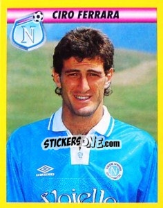 Figurina Ciro Ferrara - Calcio 1993-1994 - Merlin