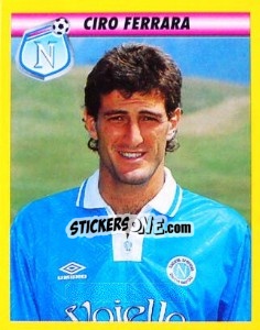Sticker Ciro Ferrara - Calcio 1993-1994 n. 168 - Merlin