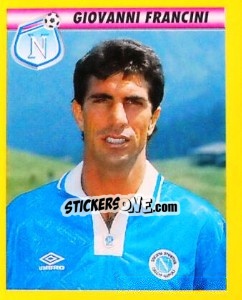 Sticker Giovanni Francini - Calcio 1993-1994 - Merlin