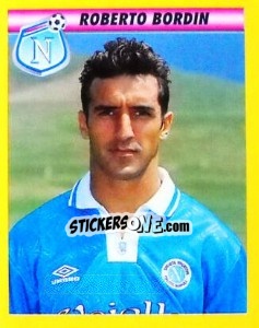 Sticker Roberto Bordin - Calcio 1993-1994 - Merlin