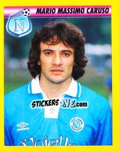 Sticker Mario Massimo Caruso - Calcio 1993-1994 n. 173 - Merlin