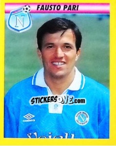 Sticker Fausto Pari - Calcio 1993-1994 - Merlin