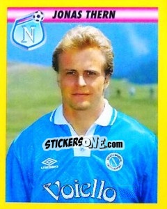 Figurina Jonas Thern - Calcio 1993-1994 - Merlin
