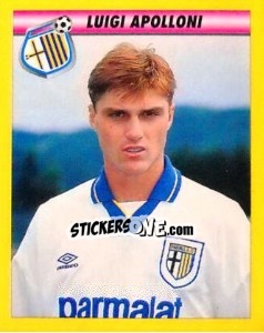 Sticker Luigi Apolloni - Calcio 1993-1994 - Merlin