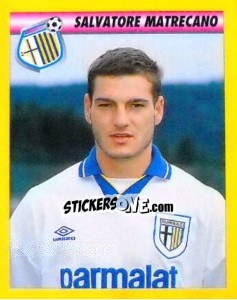 Sticker Salvatore Matrecano - Calcio 1993-1994 n. 185 - Merlin