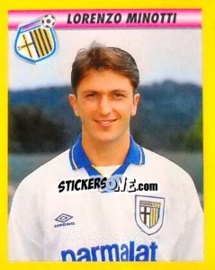 Sticker Lorenzo Minotti - Calcio 1993-1994 n. 186 - Merlin