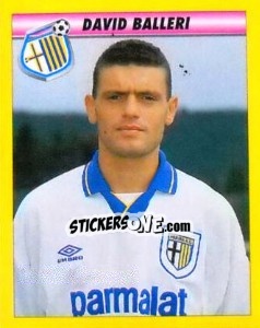 Sticker David Balleri - Calcio 1993-1994 n. 187 - Merlin