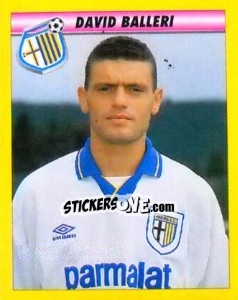 Figurina David Balleri - Calcio 1993-1994 - Merlin