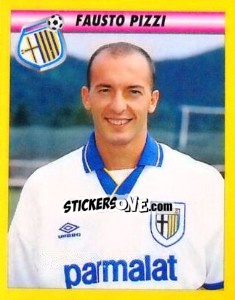 Sticker Fausto Pizzi - Calcio 1993-1994 - Merlin