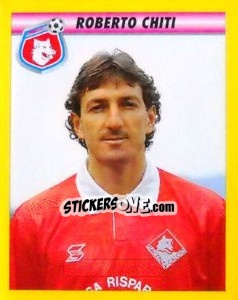 Sticker Roberto Chiti - Calcio 1993-1994 - Merlin