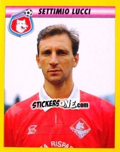 Sticker Settimio Lucci - Calcio 1993-1994 - Merlin