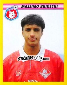 Sticker Massimo Brioschi - Calcio 1993-1994 - Merlin