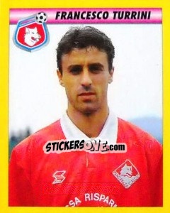 Sticker Francesco Turrini - Calcio 1993-1994 - Merlin
