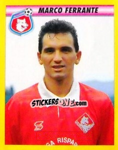 Sticker Marco Ferrante - Calcio 1993-1994 n. 210 - Merlin