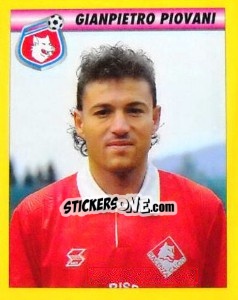 Sticker Giampietro Piovani - Calcio 1993-1994 - Merlin