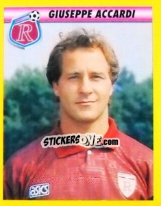 Figurina Giuseppe Accardi - Calcio 1993-1994 - Merlin