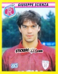 Figurina Giuseppe Scienza - Calcio 1993-1994 - Merlin