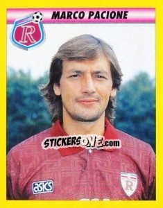 Figurina Marco Pacione - Calcio 1993-1994 - Merlin