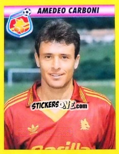 Figurina Amedeo Carboni - Calcio 1993-1994 - Merlin