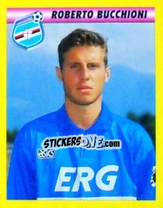 Sticker Roberto Bucchioni - Calcio 1993-1994 - Merlin