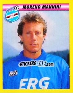 Sticker Moreno Mannini - Calcio 1993-1994 - Merlin