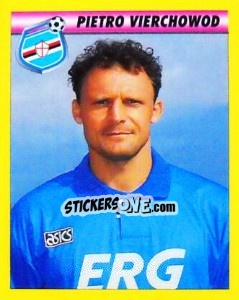 Sticker Pietro Vierchowod - Calcio 1993-1994 - Merlin