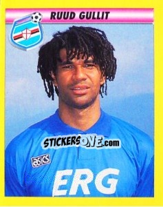 Sticker Ruud Gullit - Calcio 1993-1994 n. 251 - Merlin