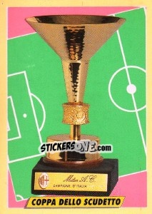 Sticker Coppa dello Scudetto - Calcio 1993-1994 n. 1 - Merlin