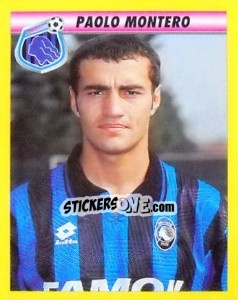 Sticker Paolo Montero - Calcio 1993-1994 n. 7 - Merlin