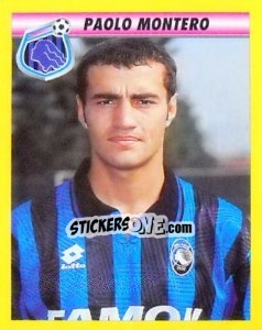 Sticker Paolo Montero - Calcio 1993-1994 - Merlin