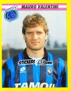 Figurina Mauro Valentini - Calcio 1993-1994 - Merlin
