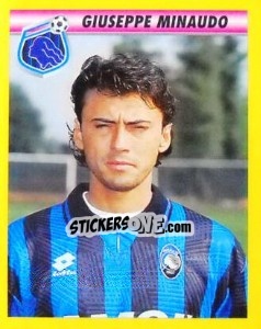 Figurina Giuseppe Minaudo - Calcio 1993-1994 - Merlin