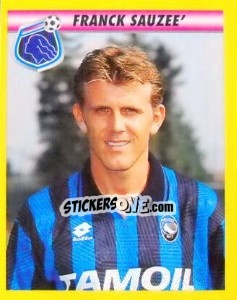 Sticker Franck Sauzée - Calcio 1993-1994 n. 17 - Merlin