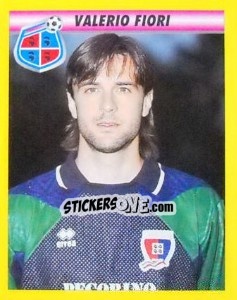 Sticker Valerio Fiori - Calcio 1993-1994 n. 20 - Merlin
