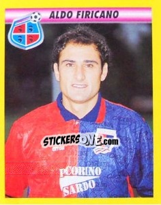 Sticker Aldo Firicano - Calcio 1993-1994 - Merlin
