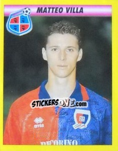 Sticker Matteo Villa - Calcio 1993-1994 n. 25 - Merlin