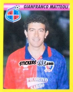 Figurina Gianfranco Matteoli - Calcio 1993-1994 - Merlin