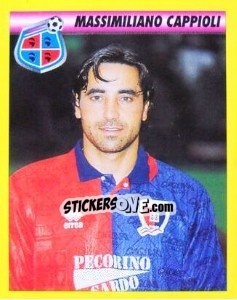 Cromo Massimiliano Cappioli - Calcio 1993-1994 - Merlin