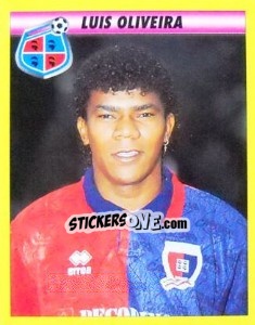 Sticker Luis Oliveira - Calcio 1993-1994 n. 33 - Merlin