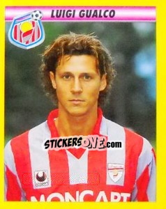 Sticker Luigi Gualco - Calcio 1993-1994 n. 38 - Merlin