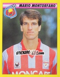 Sticker Mario Montorfano - Calcio 1993-1994 - Merlin