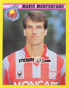 Sticker Mario Montorfano - Calcio 1993-1994 n. 39 - Merlin