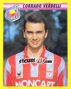Sticker Corrado Verdelli - Calcio 1993-1994 - Merlin
