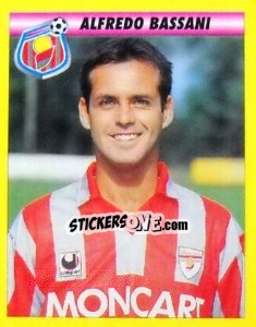 Sticker Alfredo Bassani - Calcio 1993-1994 n. 41 - Merlin