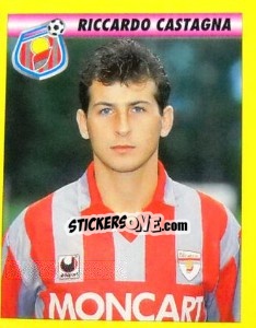 Sticker Riccardo Castagna - Calcio 1993-1994 n. 42 - Merlin